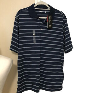 Walter Hagen 11 Majors Wide Stripe Polo